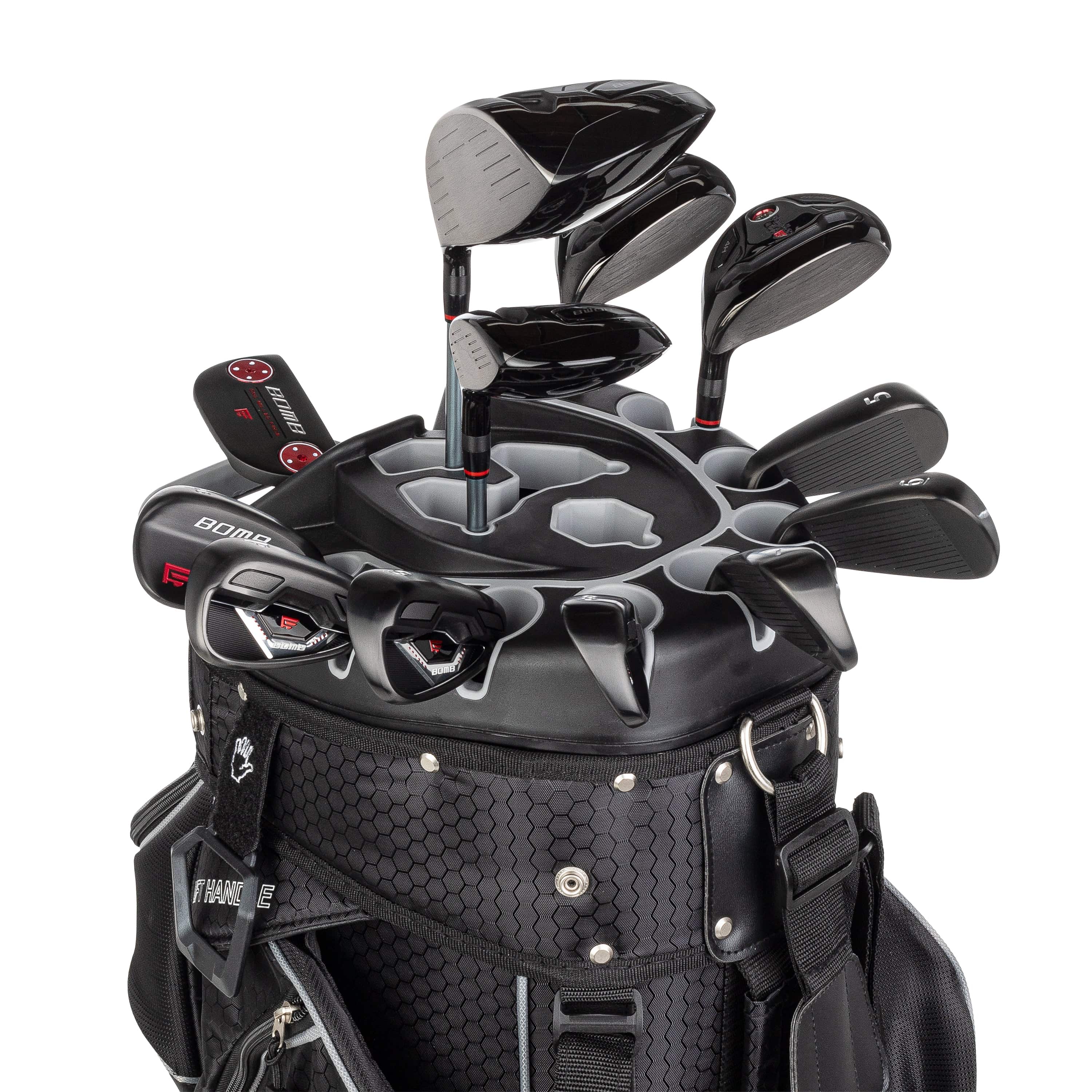 Founders Club Bomb Men's Golf Club Set with 14 Way Organizer Golf Black Bag Right Hand - Image 4