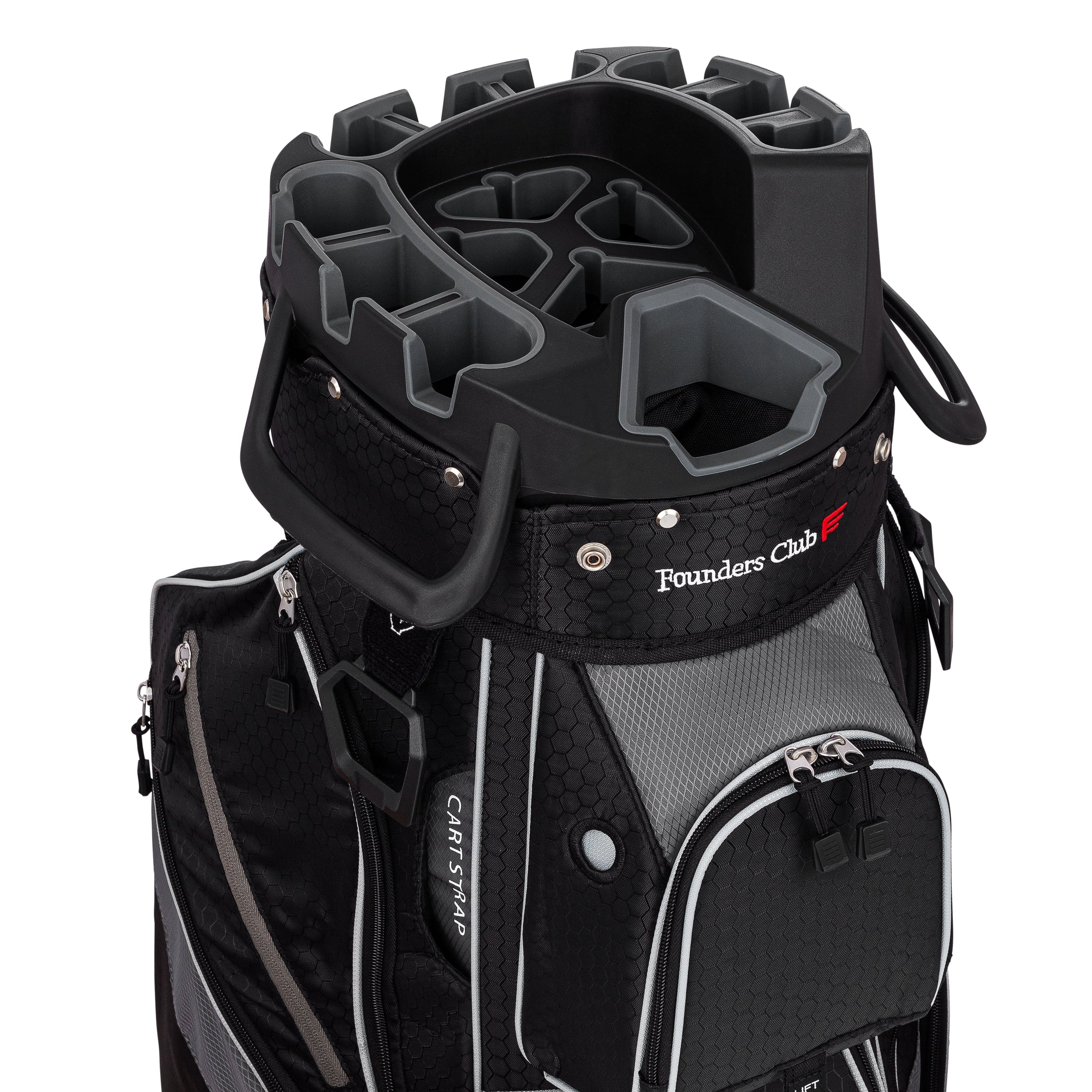 Founders Club 4th Generation Player Series Club Lock Organizer Golf Cart Bag for Men with 14 Way Anti Rattle Divider Top- Free Snap On Rain Hood-Full Length Dividers - Image 17