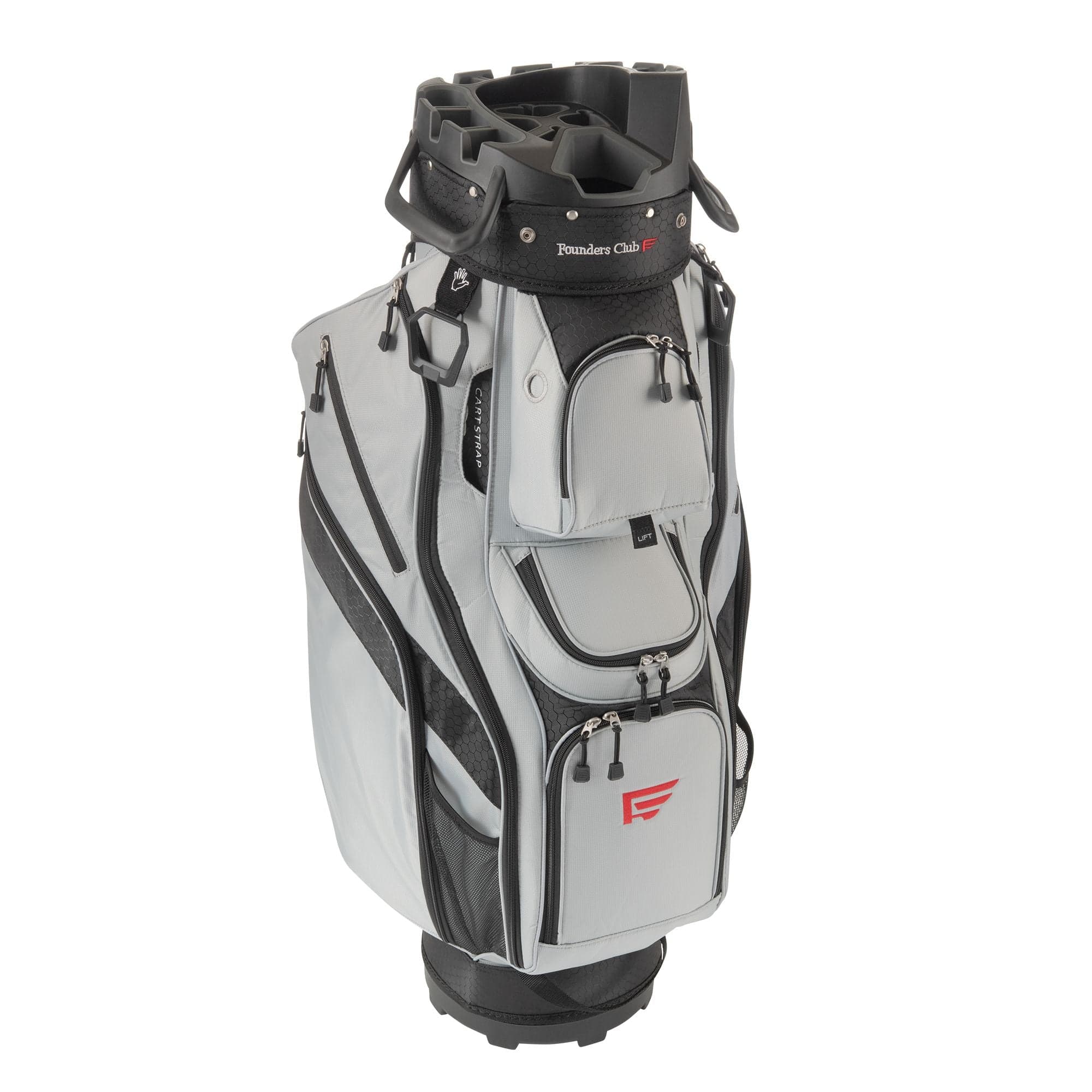 Founders Club 4th Generation Player Series Club Lock Organizer Golf Cart Bag for Men with 14 Way Anti Rattle Divider Top- Free Snap On Rain Hood-Full Length Dividers - Image 3