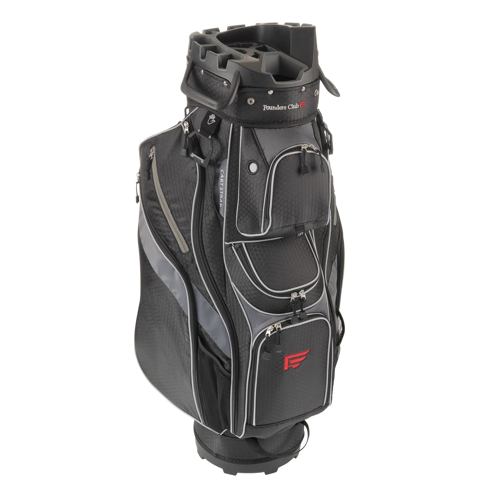 Founders Club 4th Generation Player Series Club Lock Organizer Golf Cart Bag for Men with 14 Way Anti Rattle Divider Top- Free Snap On Rain Hood-Full Length Dividers - Image 6
