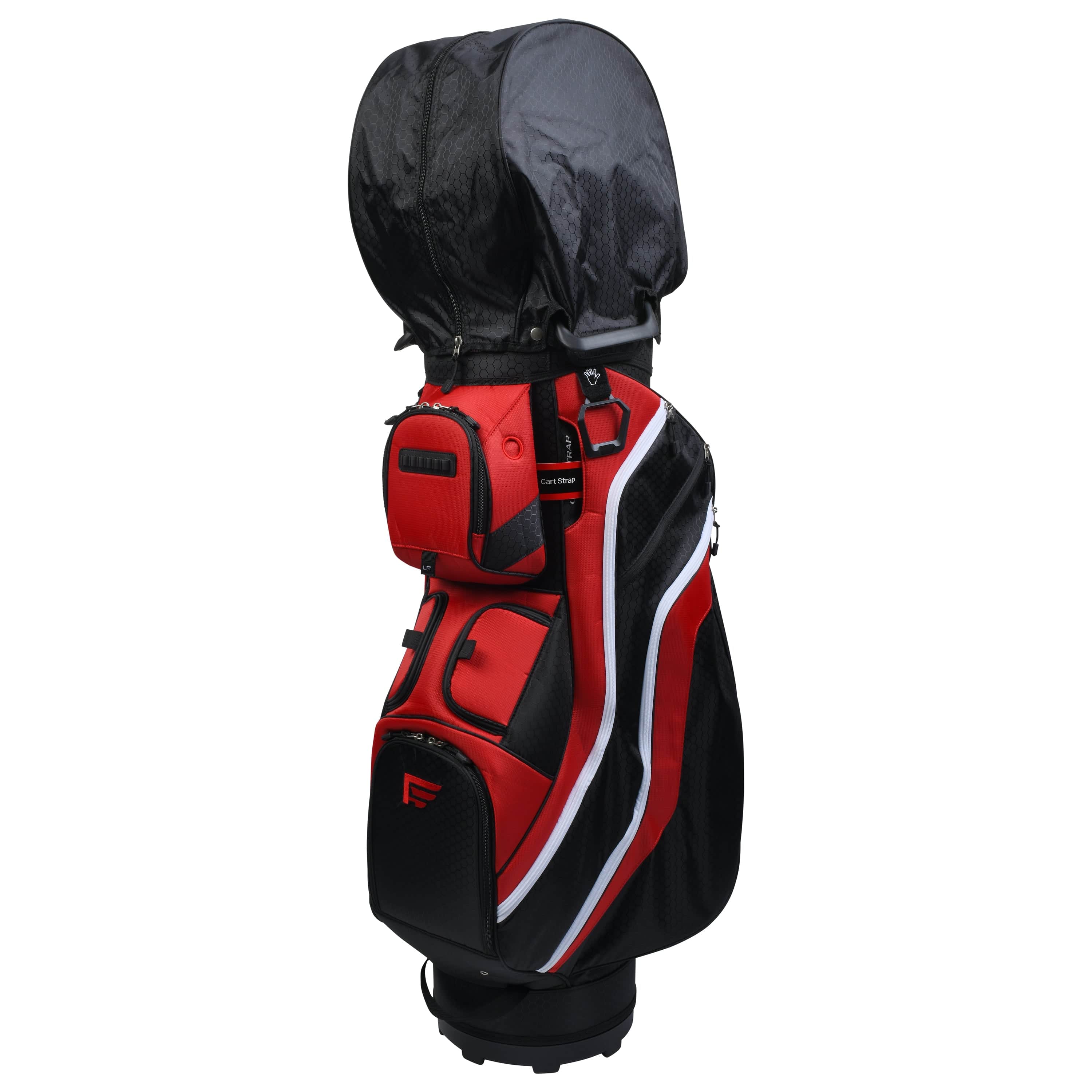 Founders Club 4th Generation Tour Series Club Lock Organizer Golf Cart Bag for Men with 14 Way Anti Rattle Divider Top- Free Snap On Rain Hood-Full Length Dividers - Image 4