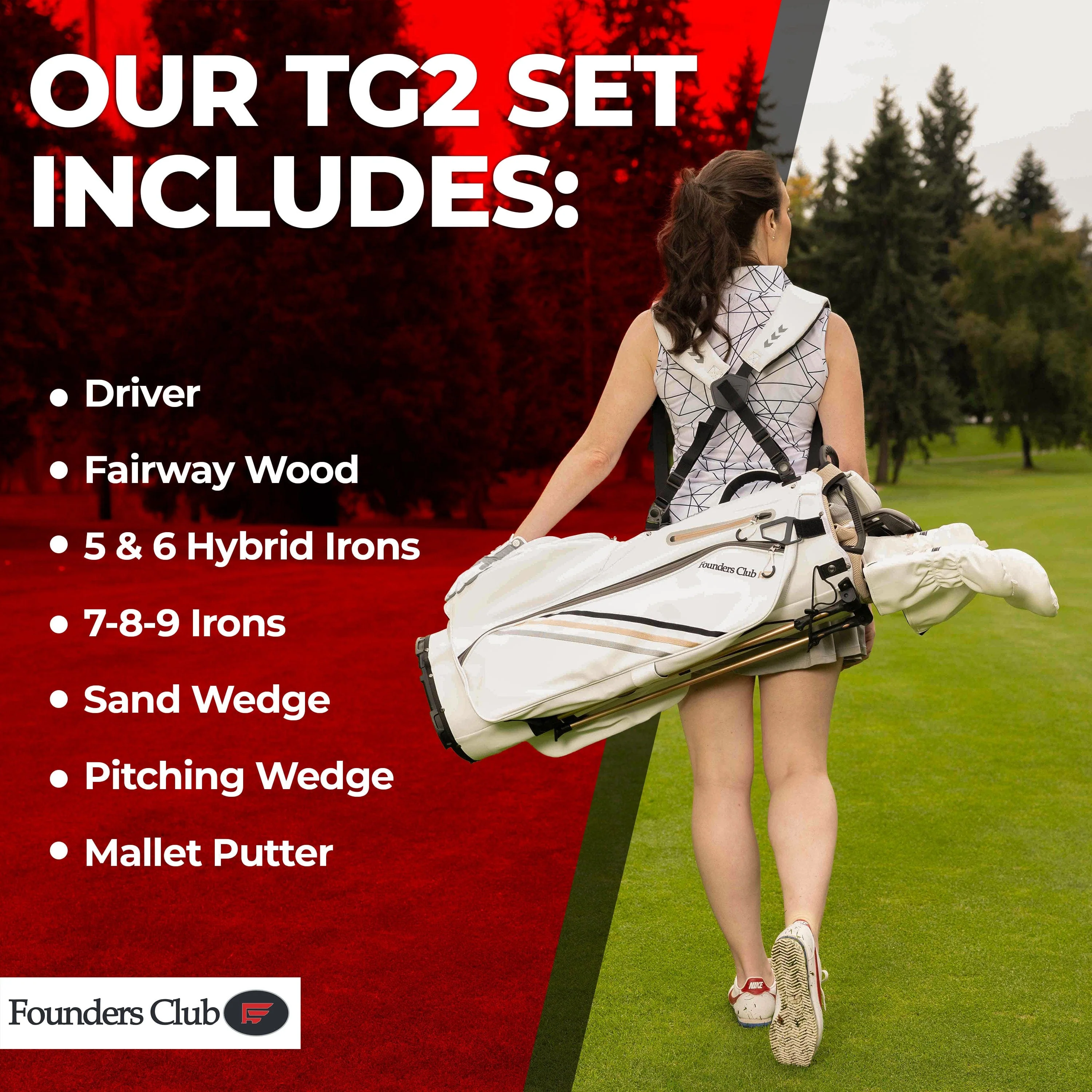 Founders Club TG2 Complete Womens Golf Set - Right-handed - Image 14
