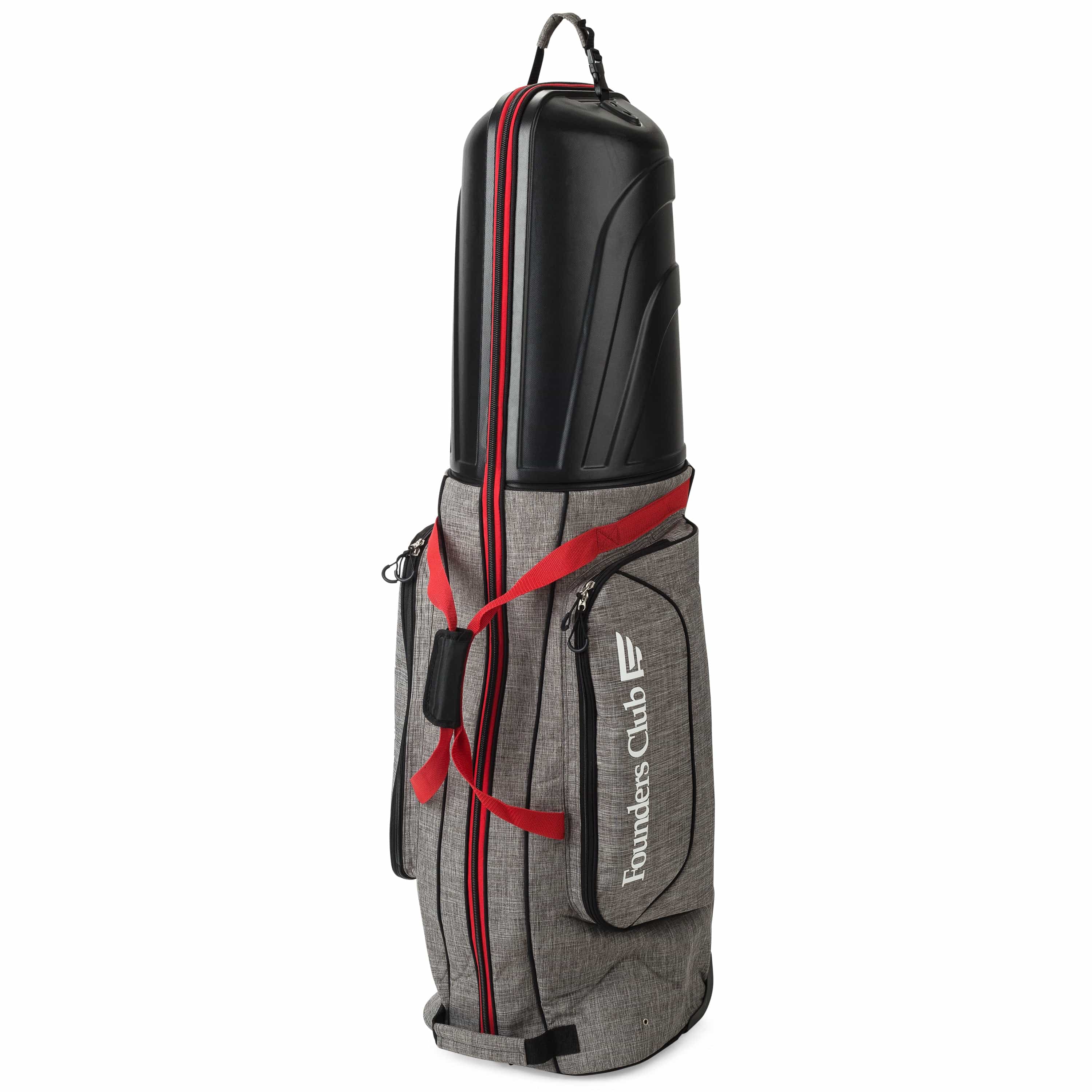 Founders Club Golf Travel Bag with Wheels - Lightweight Travel Cover & Case for Airlines - Club Protection with ABS Hard Top & Standup Pole Stiffening System - Image 8