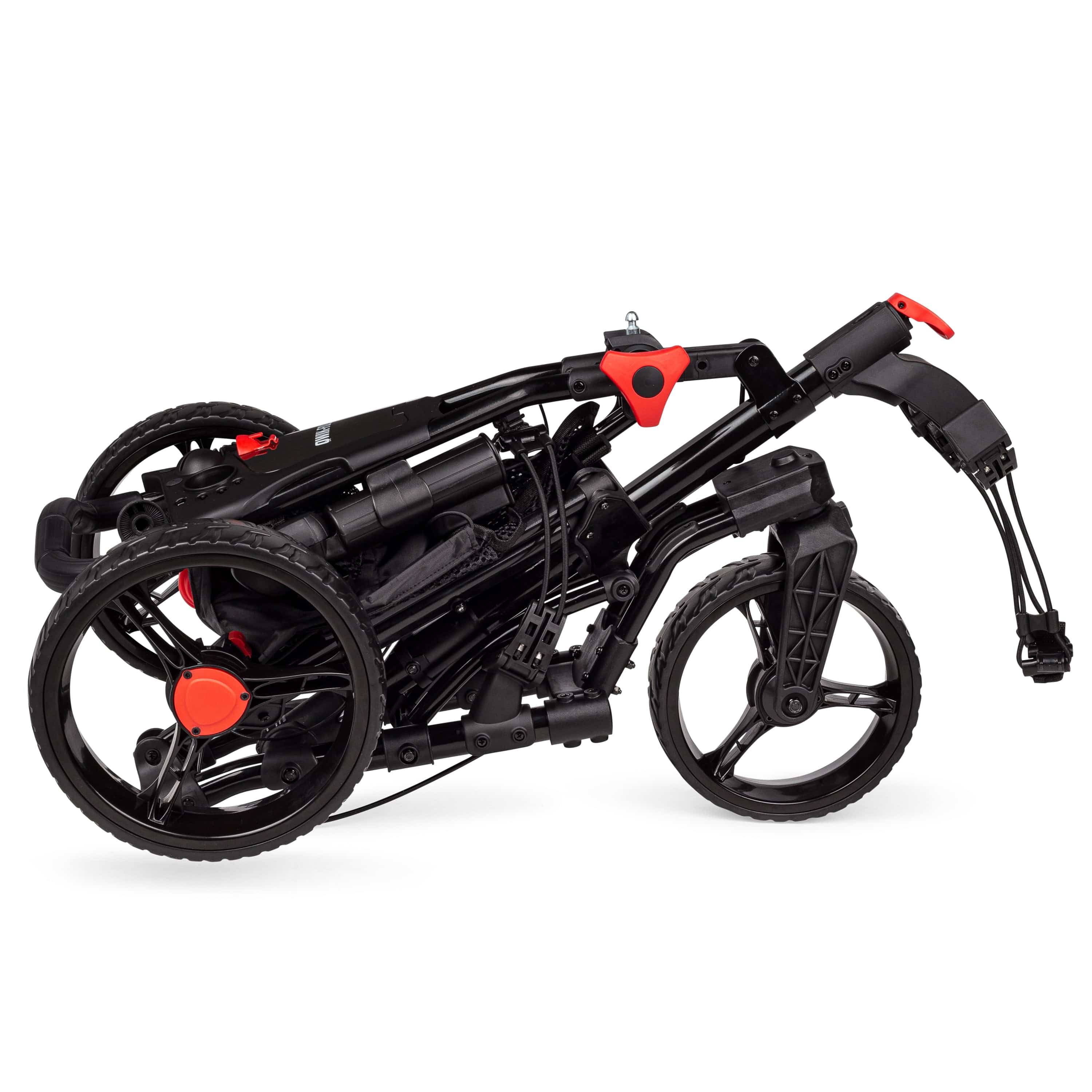 Founders Club Swerve 3 Wheel Golf Cart- Black/Black - Image 3